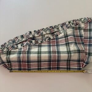 Vtg 90's Longaberger Large For Angled Baskets Plaid Fabric Insert USA Y2K